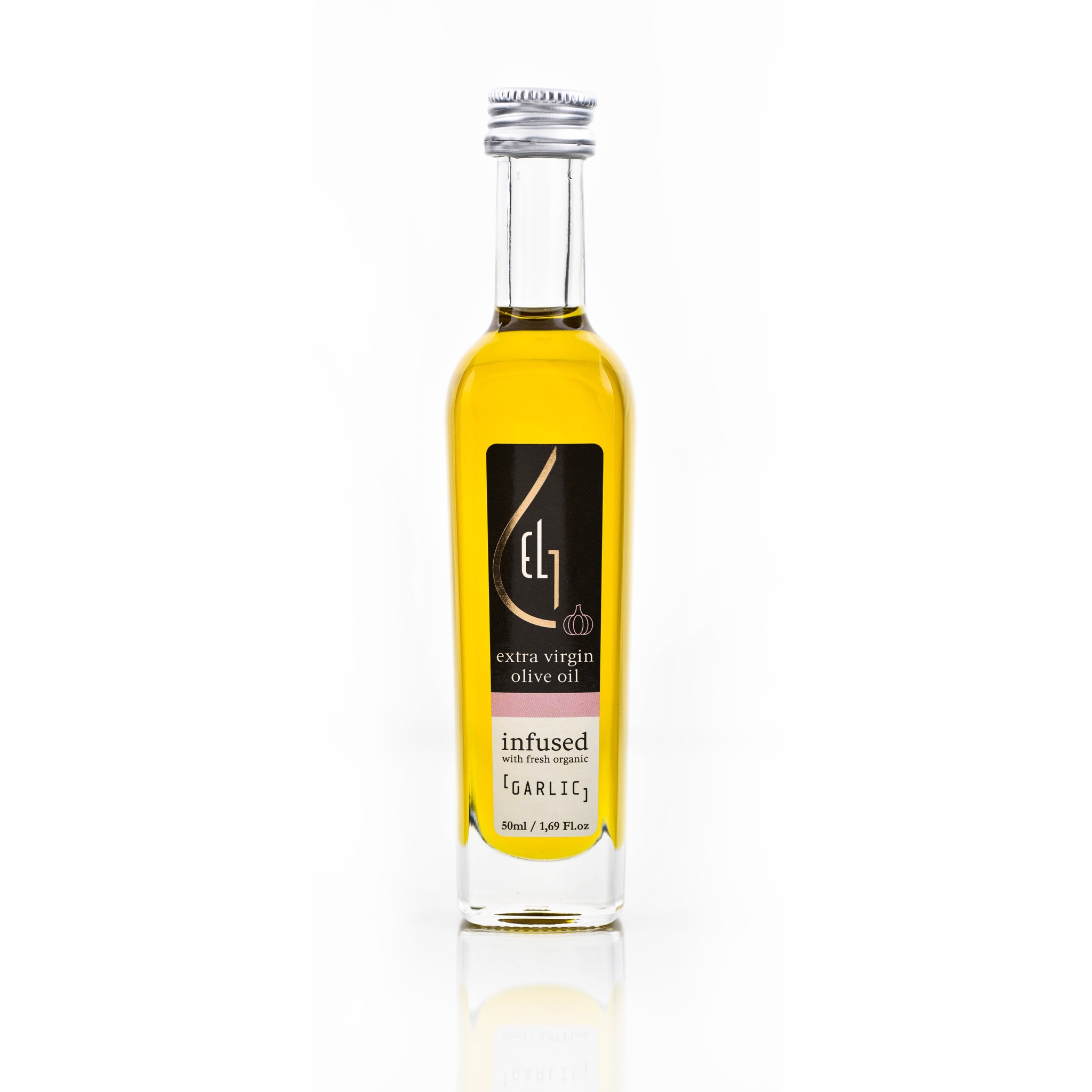 Pellas Nature Garlic infused Olive Oil 1.69 oz Bottle