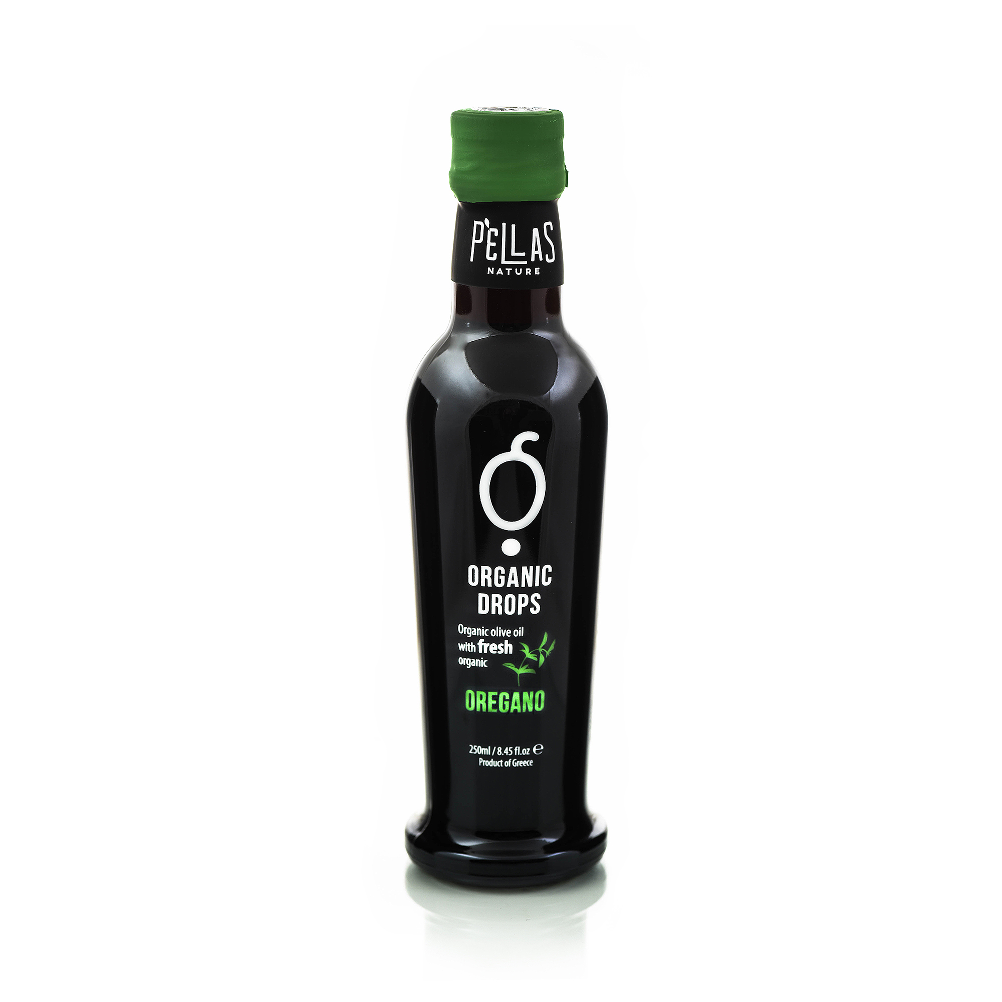 Organic Drops Oregano Olive Oil 8.45 oz Bottle