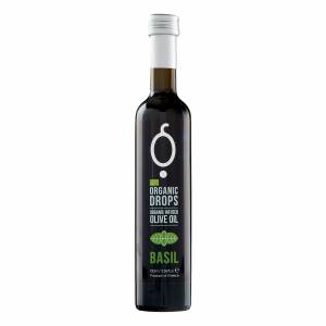 Organic Drops Basil Olive Oil 3.38 fl.oz Bottle