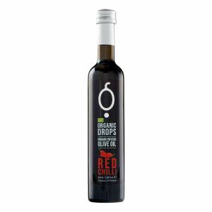 Organic Drops Red Chili Olive Oil 3.38 fl.oz Bottle