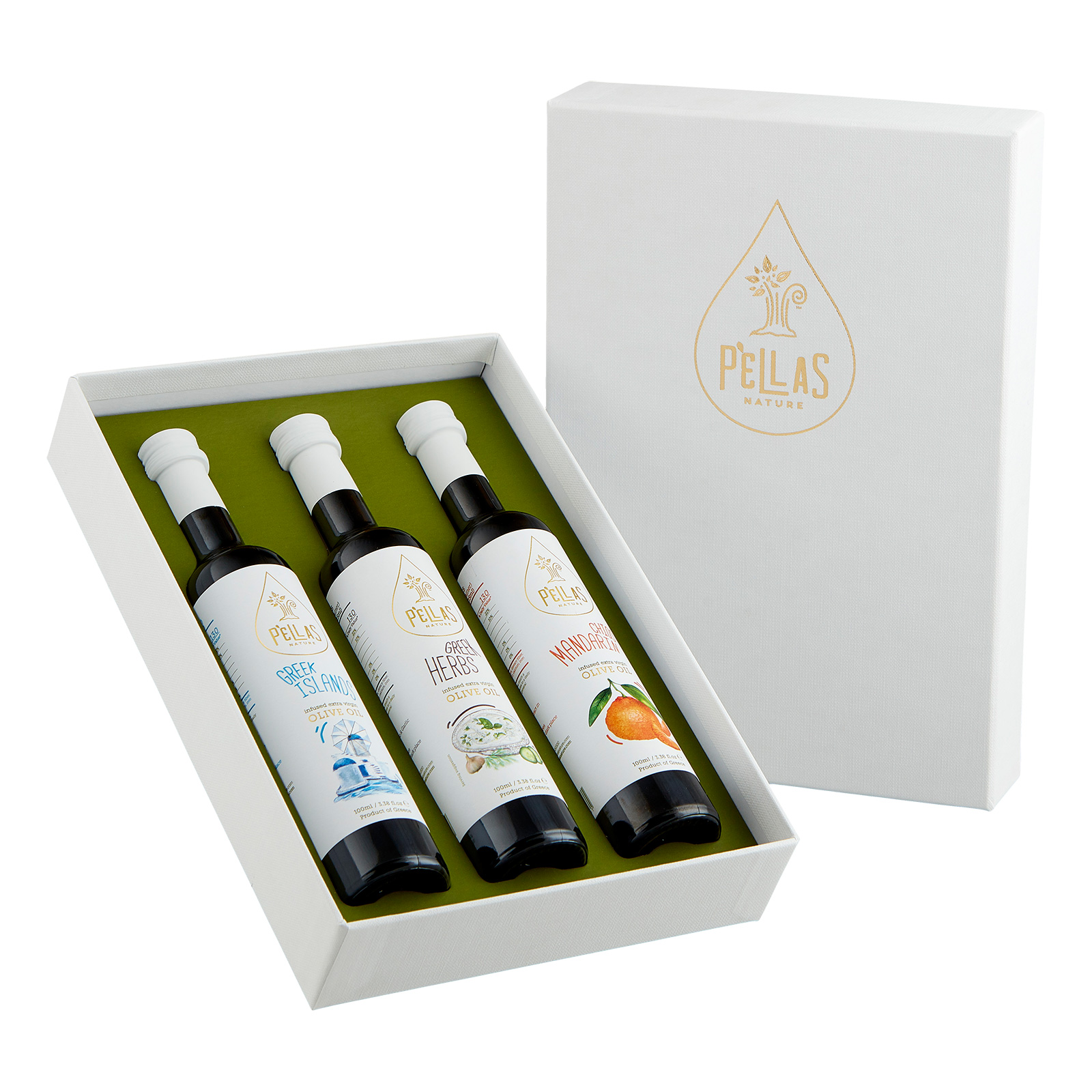 “The Greek Collection” infused Extra Virgin Olive Oil Gift Box