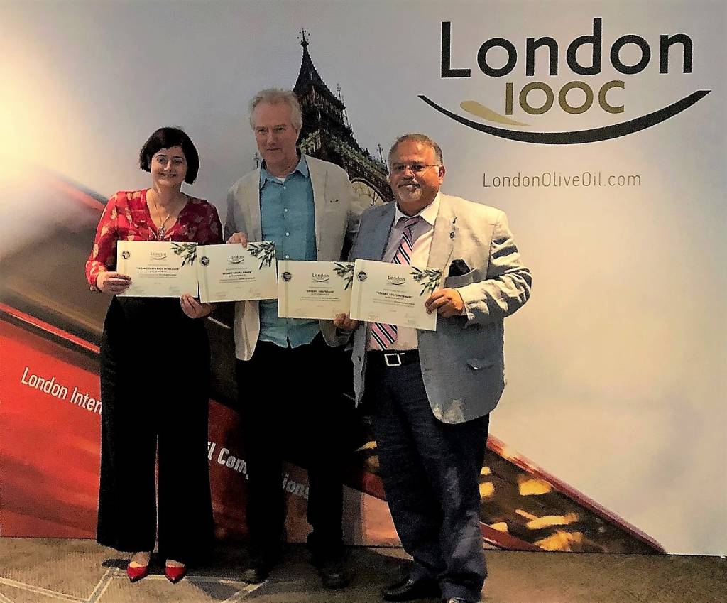 One PLATINUM, one GOLD, one SILVER and one BRONZE award at London IOOC 2019