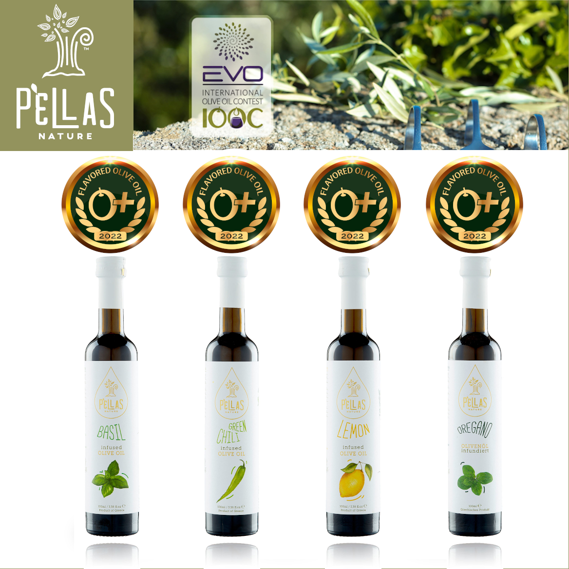 Four Gold Medals at the EVO Italy International Olive Oil Contest 2022